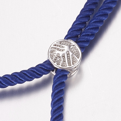 Nylon Twisted Cord Bracelet Making X-MAK-F019-03P-1