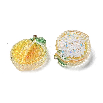 Fruit Transparent Epoxy Resin Decoden Cabochons CRES-I030-23C-1