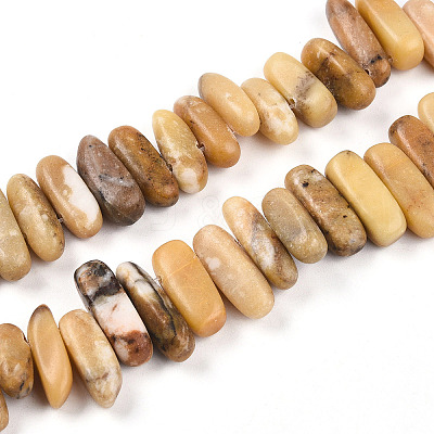 Natural Yellow Opal Beads Strands G-T140-61-1