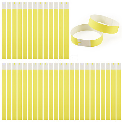Luminous Paper Disposable Wristbands BJEW-TAC0075-001E-1