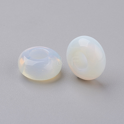 Opalite European Beads G-G740-14x8mm-20-1