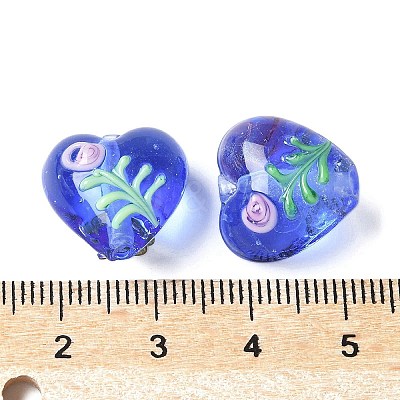 Handmade Transparent Lampwork Beads BLOW-D300-07J-1