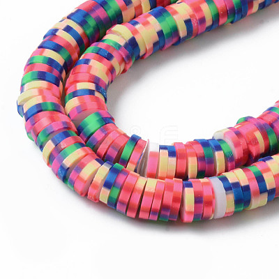 Handmade Polymer Clay Beads Strands CLAY-N008-010L-1
