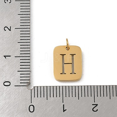 304 Stainless Steel Charms LS-STAS-R001-01G-H-1