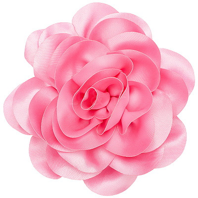 Flower Polyester Brooches JEWB-WH20003-04C-1