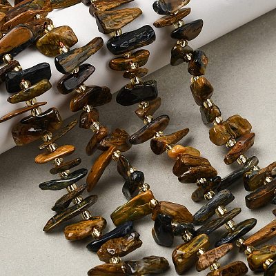 Natural Pietersite Beads Strands G-L649-D03-02-1