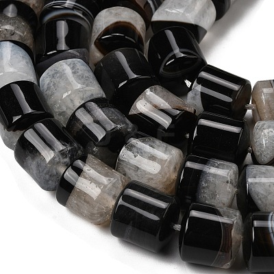 Natural Agate Beads Strands G-F820-P01-01J-1