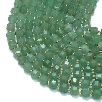 Natural Green Aventurine Beads Strands G-K389-A19-01-1