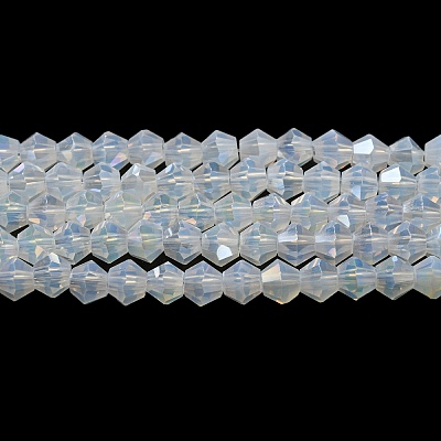 Imitation Jade Electroplate Glass Beads Strands LS-EGLA-A039-J4mm-B05-1