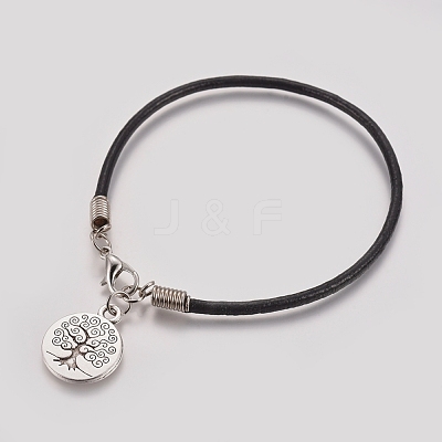 Unisex Charm Bracelets BJEW-JB04753-06-1