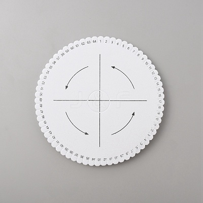 64 Position Foam Bracelet Knitting Tray TOOL-WH0053-13B-1