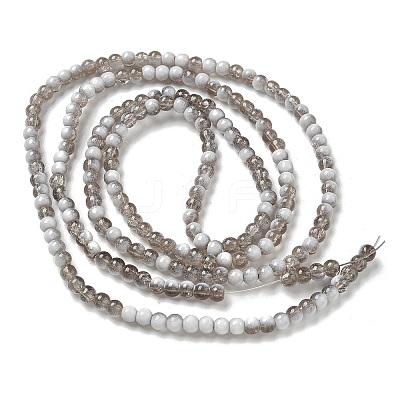 Crackle Glass Beads Strands GLAA-U001-4mm-06-1