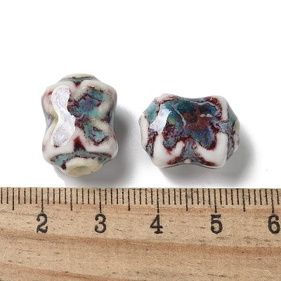 Handmade Porcelain Beads PORC-L080-E06-1