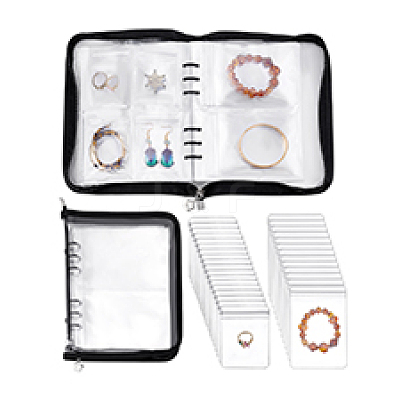 Transparent PVC Jewelry Organizer Storage Zipper Bag AJEW-PH0012-60-1