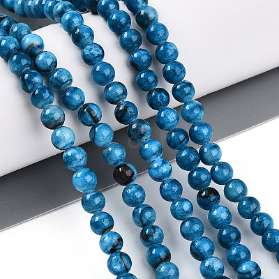 Natural Persian Jade Beads Strands G-A255-A02-04F-1