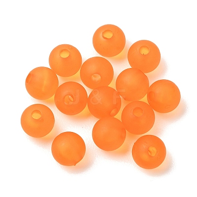 Round Transparent Acrylic Beads PL582-7-1