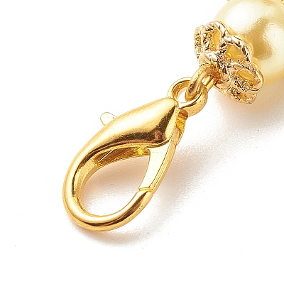 Acrylic Imitation Pearl Pendant Decorations X1-HJEW-JM00708-1