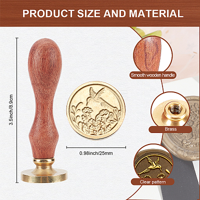 Wax Seal Stamp Set AJEW-WH0208-1199-1