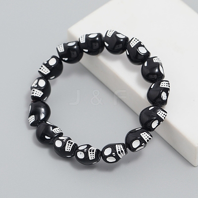 Resin Beaded Bracelets PW-WG98722-01-1