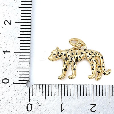 Rack Plating Brass Enamel Pendants X-KK-P287-10G-1