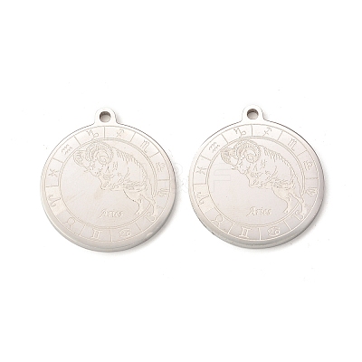 Non-Tarnish 304 Stainless Steel Pendants STAS-A074-03E-P-1
