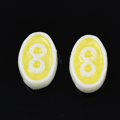 Opaque Resin Cabochons CRES-S302-59B-1