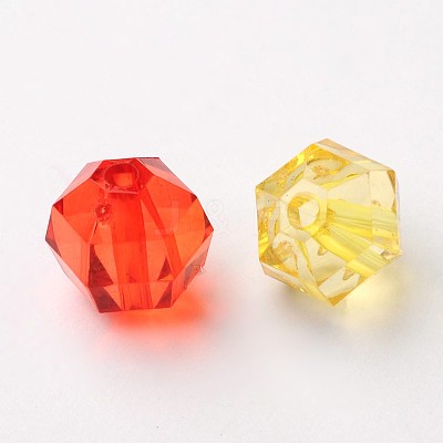 Transparent Acrylic Beads PL371Y-1