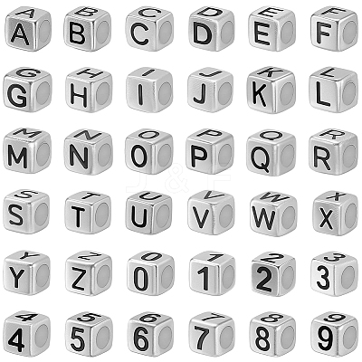 Plated Acrylic Beads PACR-PA0001-02-1