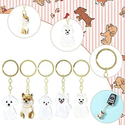 Iron Plastic Keychains LS-KEYC-FZC0001-001B-G-1