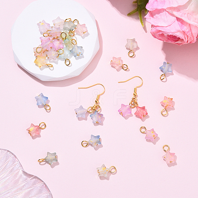 30Pcs Acrylic Pendants PALLOY-YW00062-01-1