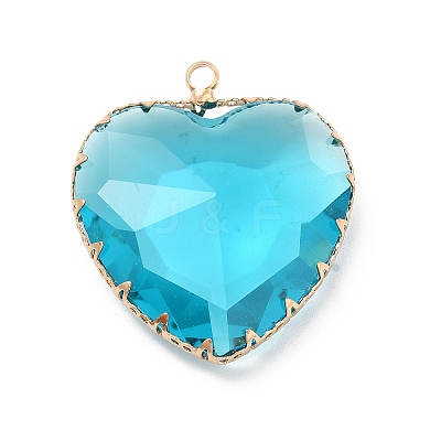 K9 Glass Pendants KK-E071-07KCG-06-1