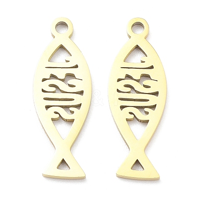 Ion Plating(IP) 316L Surgical Stainless Steel Pendants STAS-Q247-07G-1