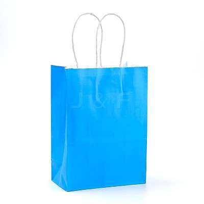 Pure Color Kraft Paper Bags LS-AJEW-G020-D-01-1