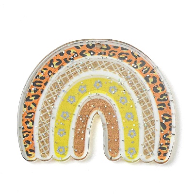 Opaque Acrylic Pendants LS-SACR-P032-01B-1