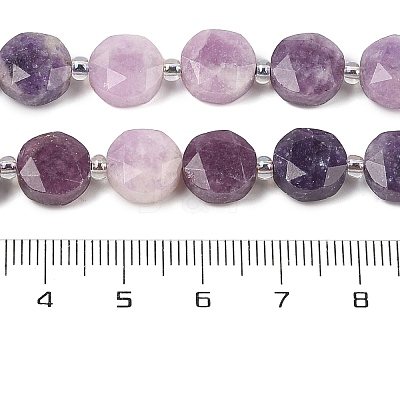 Natural Lilac Jade/Lepidolite Beads Strands G-N342-76A-1