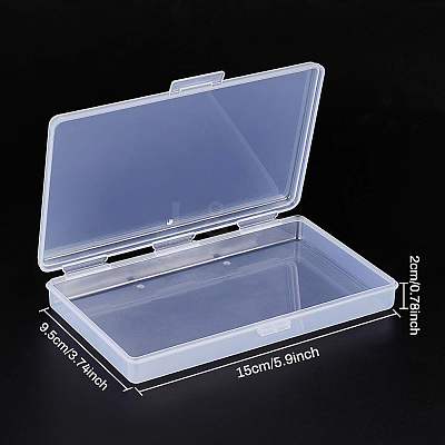 Transparent Plastic Bead Containers LS-CON-BC0006-06C-1