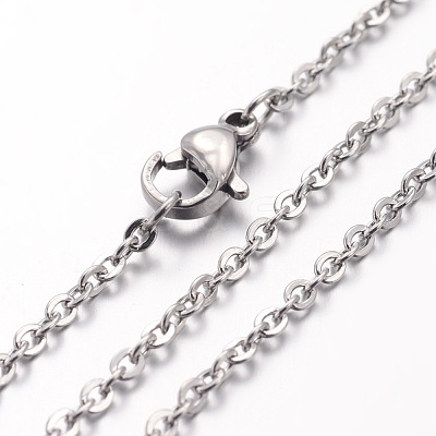 Non-Tarnish 304 Stainless Steel Necklace MAK-K004-14P-1