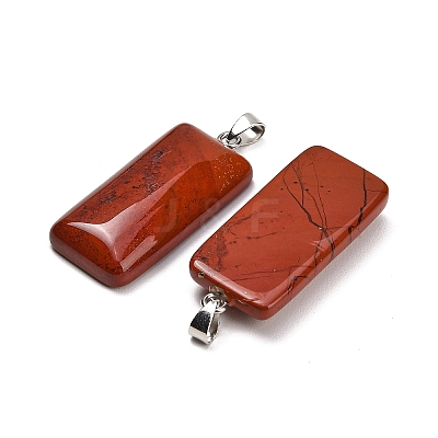 Natural Red Jasper Pendants GG-CBAA0EE-01P-16-1