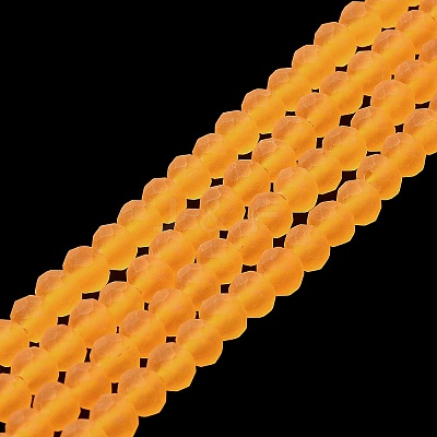 Transparent Glass Beads Strands EGLA-A034-T8mm-MD05-1