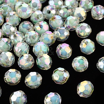 Transparent Acrylic Beads TACR-S152-04B-SS2111-1