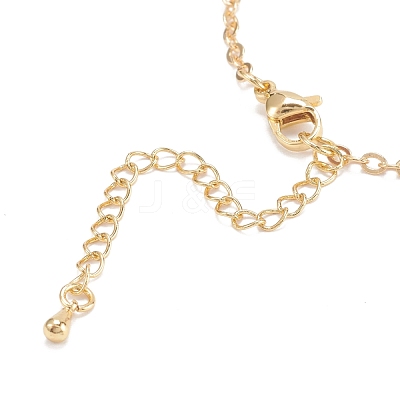 Brass Cable Chain Bracelet Makings AJEW-JB00931-1