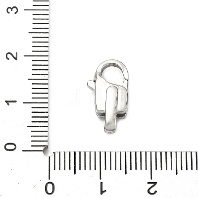 304 Stainless Steel Lobster Claw Clasps STAS-C148-03A-P-1