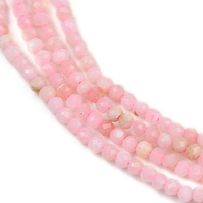 Natural Peru Pink Opal Beads Strands G-F798-A01-01C-1