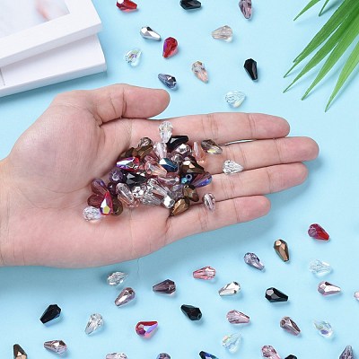 Electroplate Czech Glass Beads GLAA-O018-15-1