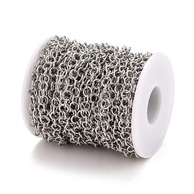 Tarnish Resistant 304 Stainless Steel Rolo Chains CHS-F011-08C-P-1