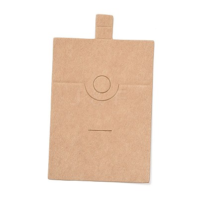 Blank Kraft Paper Ring Display Cards CDIS-G005-13-1