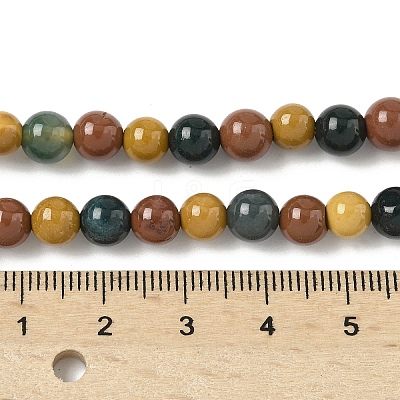 Natural Mixed Gemstone Beads Strands G-P574-A01-6mm-1
