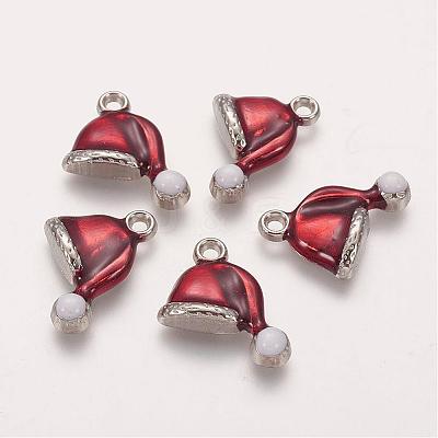 Brass Enamel Pendants KK-Q217-1-FF-1
