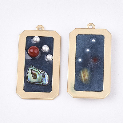 Epoxy Resin Pendants LS-RESI-S365-67B-1