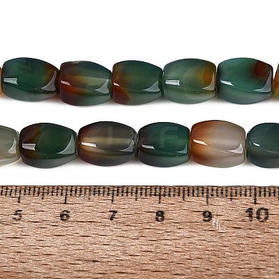 Natural Peacock Agate Beads Strands G-N362-19A-01-1
